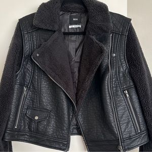 Leather jacket size large ( L) Aviator bomber